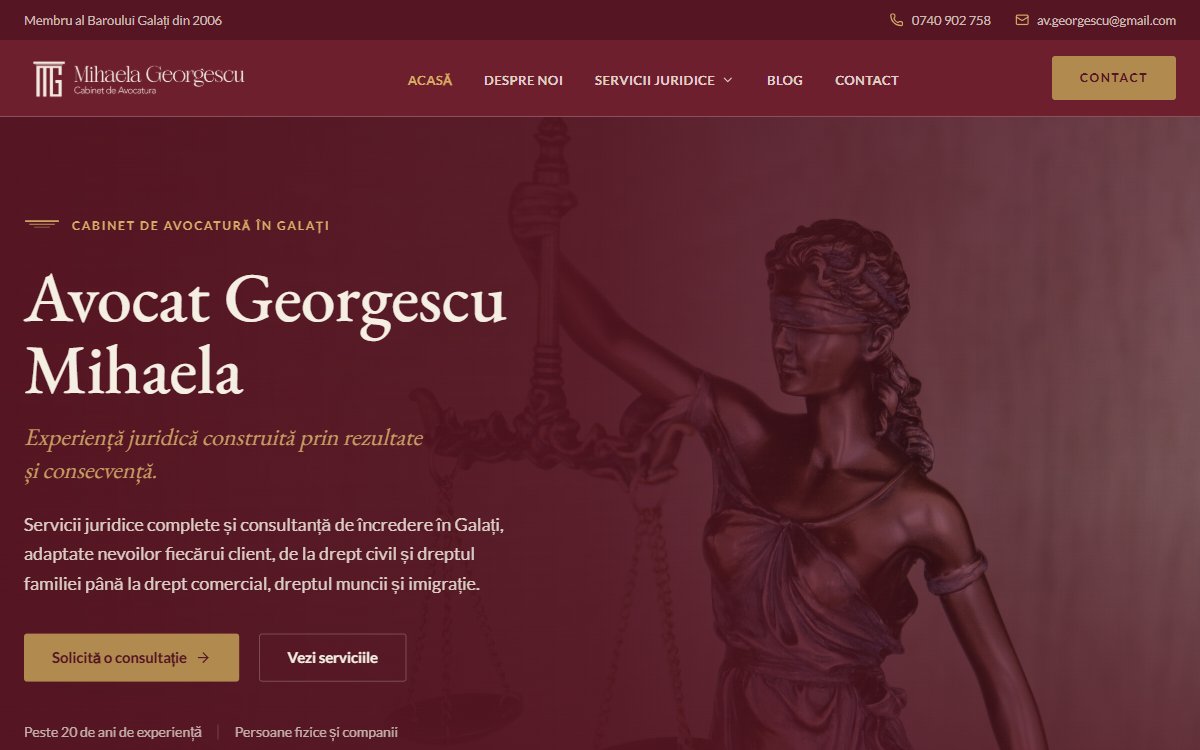 Cabinet de avocatura Georgescu Mihaela, avocat Galati