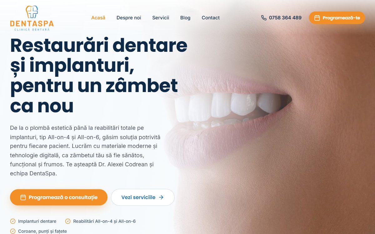 DentaSpa, clinica dentara Falticeni, implantologie