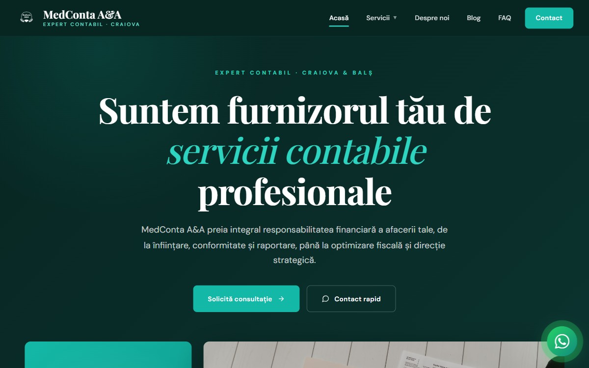 MedConta A&A, cabinet contabilitate Craiova