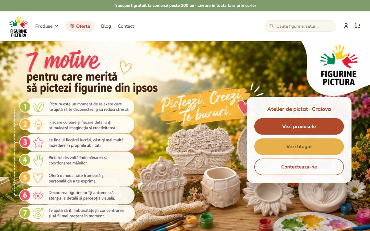 Figurine Pictura, magazin online figurine din ipsos Craiova