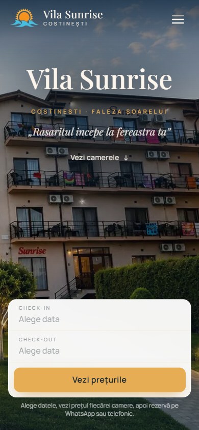 Vila Sunrise Costinești mobile